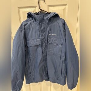 Columbia Blue Windbreaker Jacket